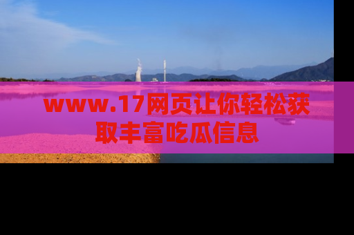 www.17网页让你轻松获取丰富吃瓜信息