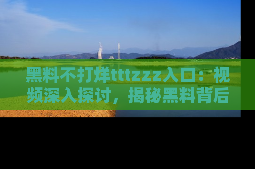 黑料不打烊tttzzz入口：视频深入探讨，揭秘黑料背后的人和事