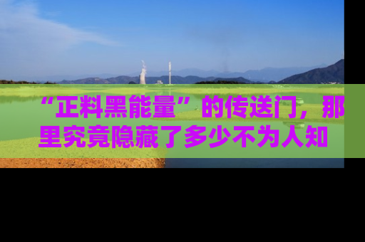 “正料黑能量”的传送门，那里究竟隐藏了多少不为人知的秘密？