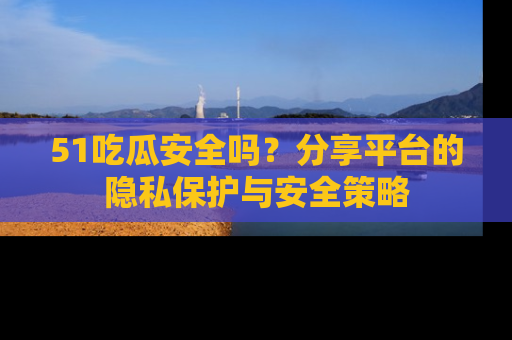 51吃瓜安全吗？分享平台的隐私保护与安全策略