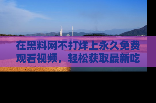在黑料网不打烊上永久免费观看视频,轻松获取最新吃瓜资讯!